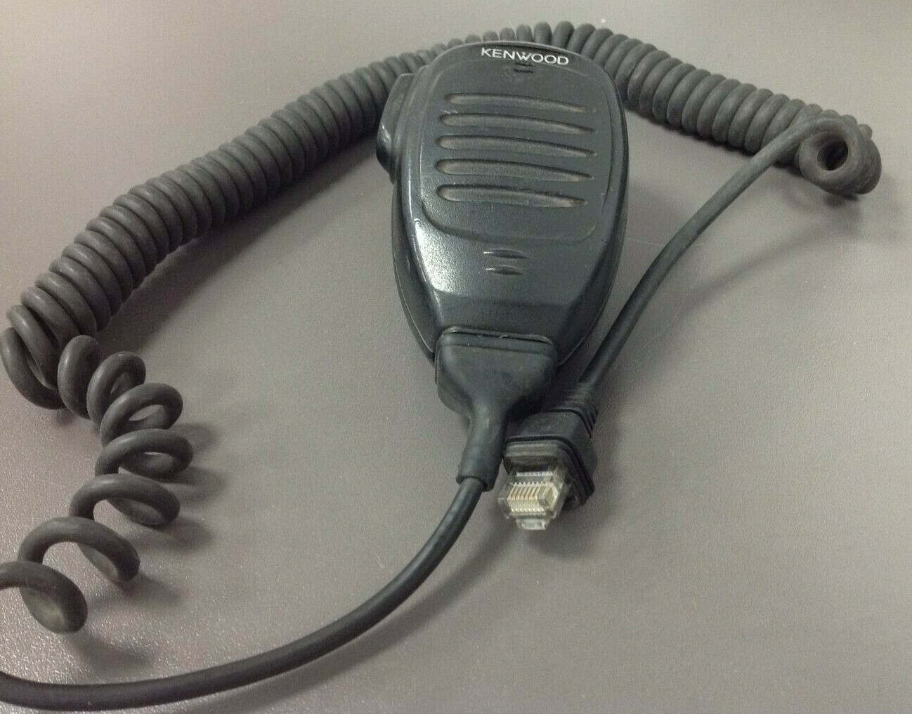 KMC-35 Kenwood 8 Pin Standard Slim Line Mic, USED and TESTED