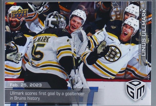 2022-23 Upper Deck Game Dated Moments - Linus Ullmark #58
