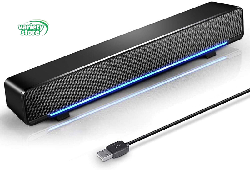 [Upgraded] USB Computer Speaker for Desktop Monitor, Portable Laptop Speaker, Mi