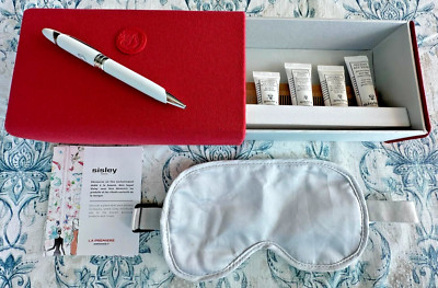 AIR FRANCE - La Premiere First Class Amenity Kit mint with Sisley cosmetics