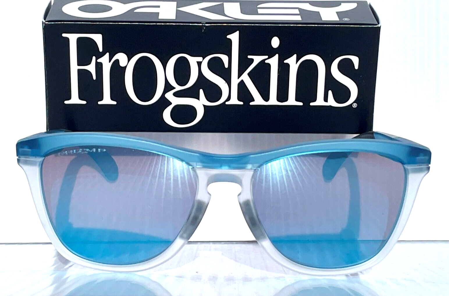 Oakley FROGSKINS RANGE Stonewash POLARIZED PRIZM Deep Water Oakley FROGSKINS RANGE Stonewash POLARIZED PRIZM Deep Water