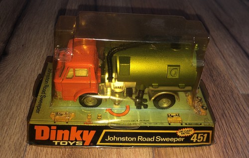 Vintage Rare Dinky Toys 451 Johnston Road Sweeper Truck