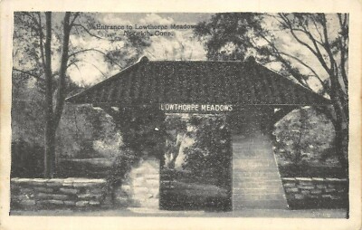 Norwich Ct~Ingresso A Lowthorpe Meadows-L M Bronerwine Foto Cartolina