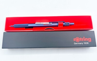 New Rotring 600 Nonble Limited Edition Blue Mechanical Pencil 0.5mm Free Ship