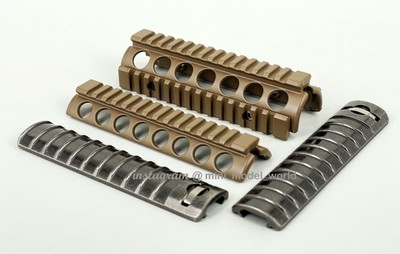 M4A1 RIS With Rail Cover In Tan For Mini Model 1:2.05 Scale (For Display Only)