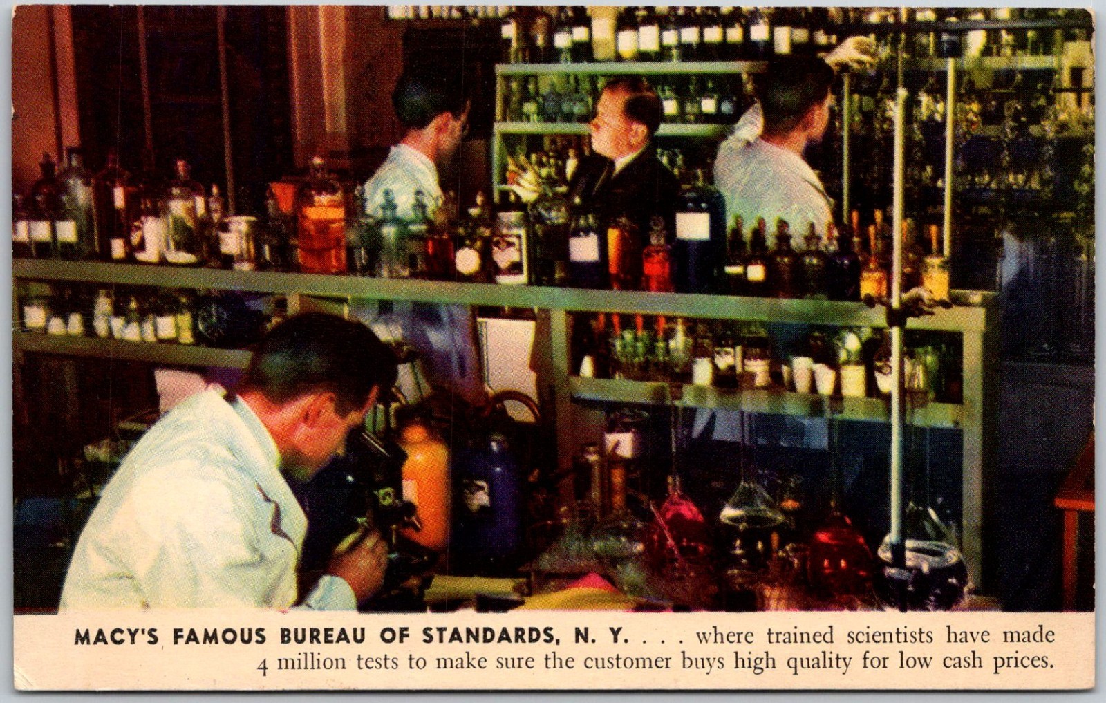 New York City Macy's Bureau of Standards Postcard