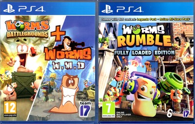 Worms Battleground + Worms WMD + Worms Rumble for PlayStation 4 