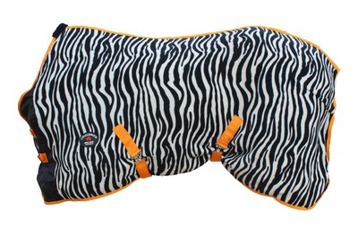 Horse Sheet Polar FLEECE COOLER Blanket Zebra 4337
