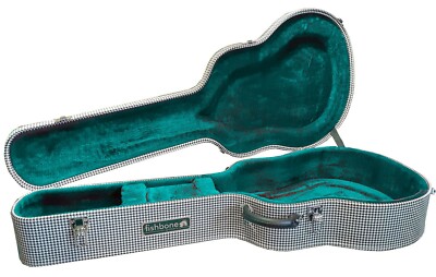 fishbone Jumbo J200 White Dot GREEN INT fit Gibson J200 Acoustic Guitars Case