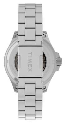 Pre-owned Timex Men's Harborside Coast Automatic (43mm) Black Dial Stainless Tw2v72100