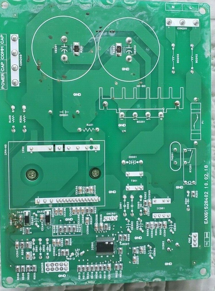 LG Refrigerator Electronic Control Board (EBR64173902)