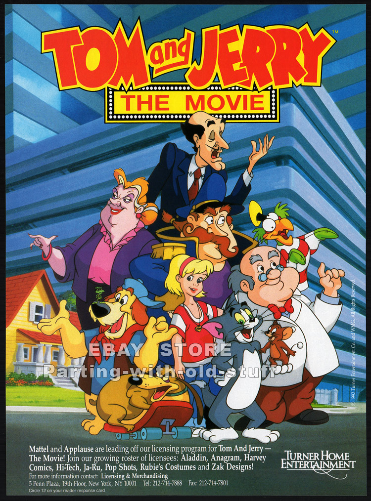 2111MK○映画ポスター「Tom and Jerry: 華々しく The Movie(邦題