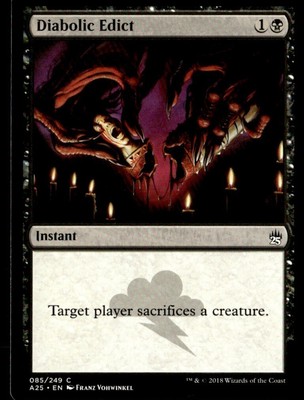 2018 Masters 25 Diabolic Edict Masters/Common #85