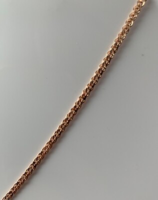 Nonna Kette dünne 2.6 mm Halskette Gold Rose Rotgold 585/14kt  NEU