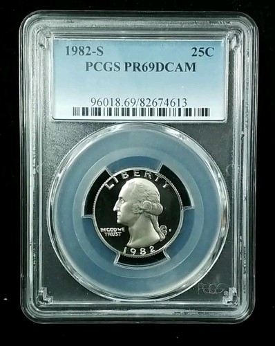 1982 S 25C Washington Quarter Proof PCGS PR69DCAM #2453 | eBay