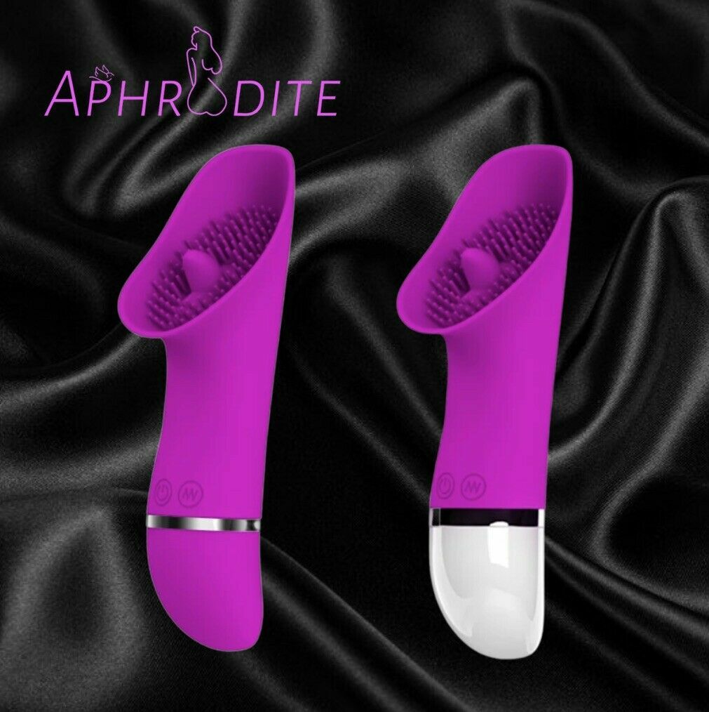 Vibrating Clit Licking Vibrator Tongue Licker Oral Sex Toy 30 Settings - Picture 1 of 10