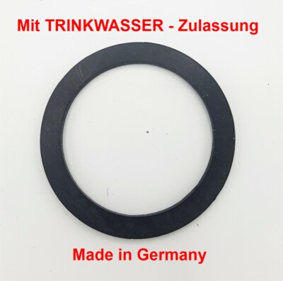 Verschraubung Flachdichtung Gummi-Dichtung EPDM KTW ELL W270 - 3mm - bis 100 Stk