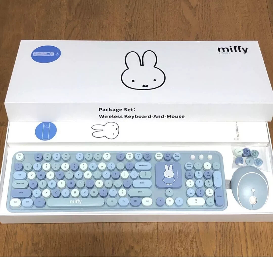 Miffy Keyboard Mouse Mousepad | eBay