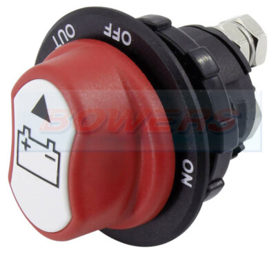 12-32V 100A MINI PANEL MOUNT BATTERY ISOLATOR KILL CUT OFF SWITCH KIT CAR MARINE
