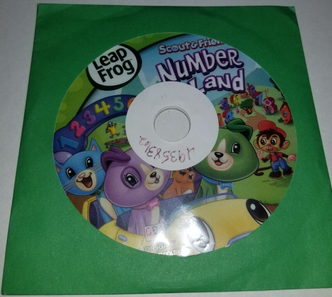 TESTED Scout & Friends Number Land DVD, 2011 DISC ONLY Free