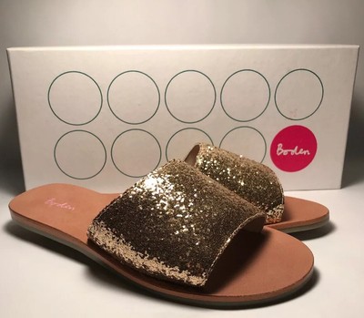 glitter gold slides