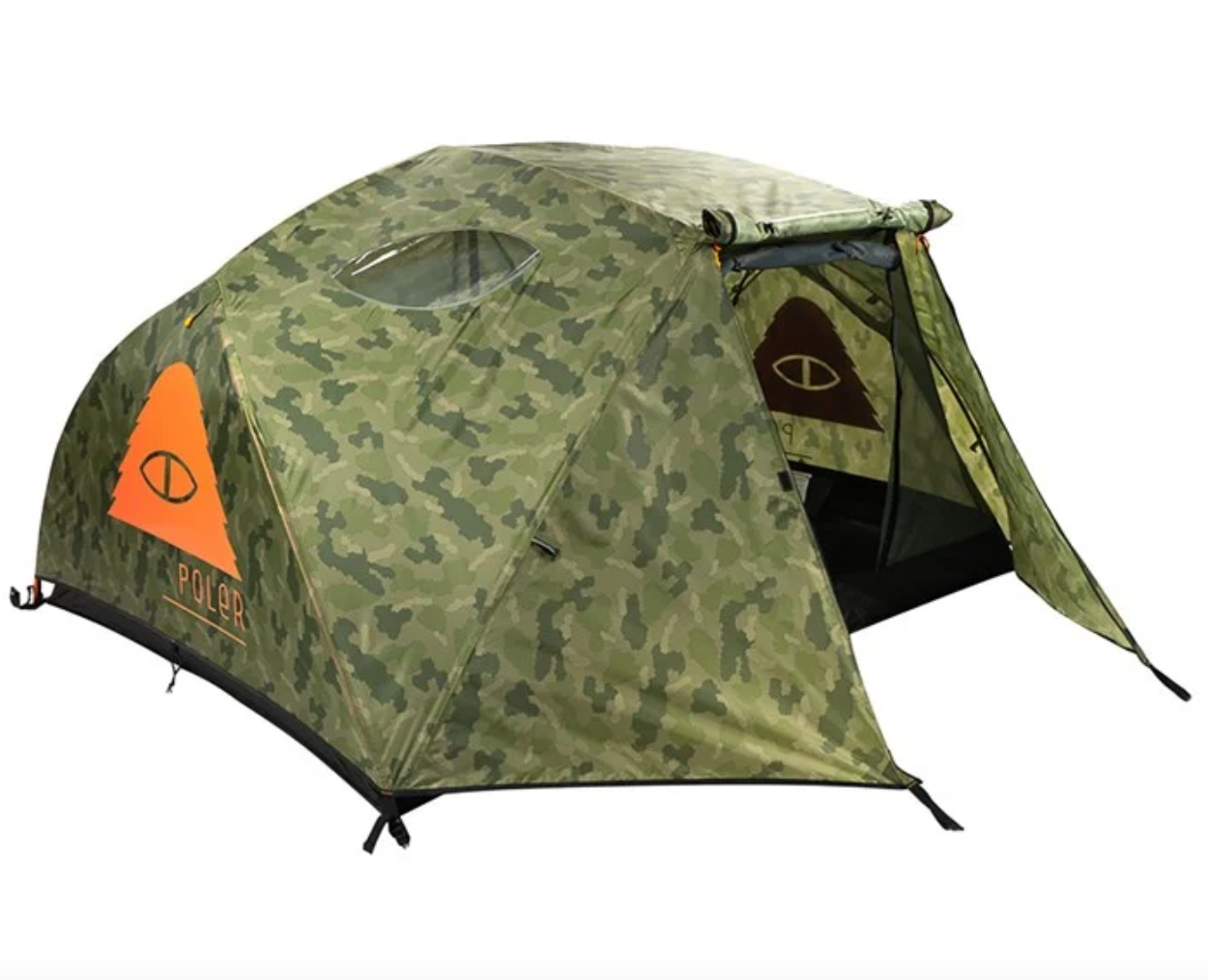 Retails $280 - NWT Poler 2 Person Tent FURRY CAMO GREEN Camping