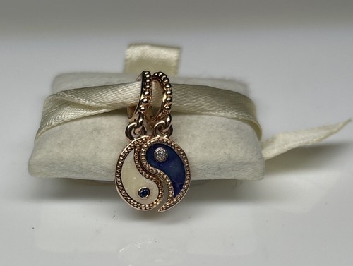 AUTHENTIC PANDORA Rose Gold Splittable Yin & Yang Dangle