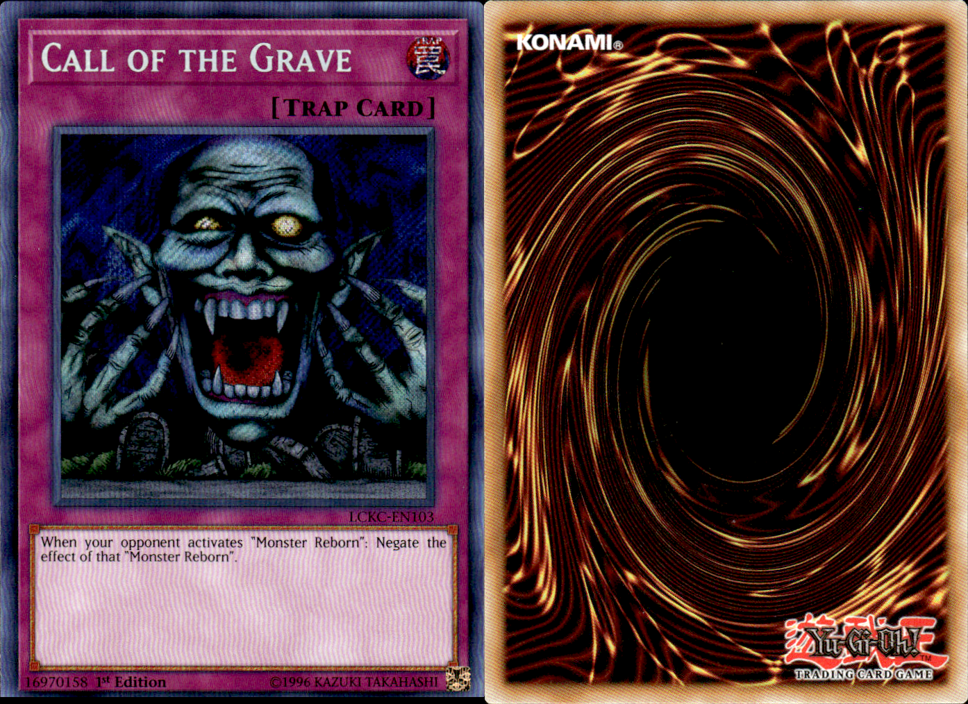 Call of the Grave - LCKC-EN103 - Secret Rare - 1st Edition