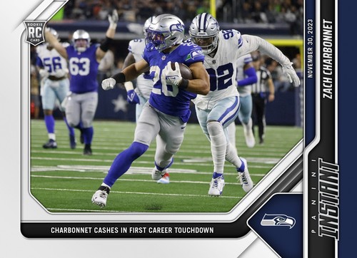 2023 Panini Instant NFL Zach Charbonnet #66