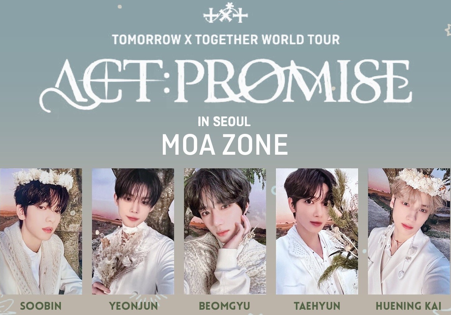 TXT ACT: PROMISE IN SEOUL MOA ZONE OFFICIAL PHOTO CARD TXT ACT: PROMISE IN SEOUL MOA ZONE OFFICIAL PHOTO CARD