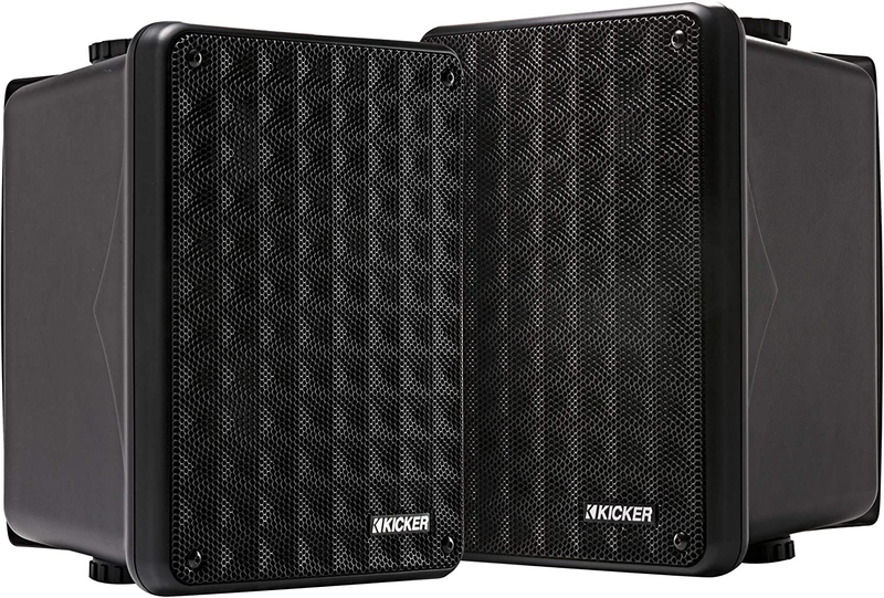 Kicker KB6B 2-Way Full Range Indoor Outdoor Speakers (Pair) 