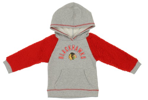 Флисовая толстовка с капюшоном Chicago Blackhawks для малышей из НХЛ (от 2 до 4 лет)