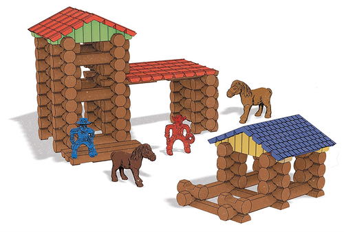 LINCOLN LOGS – Centennial Edition Tin – 153 Pieces – Ages 3+ – Preschool Toy