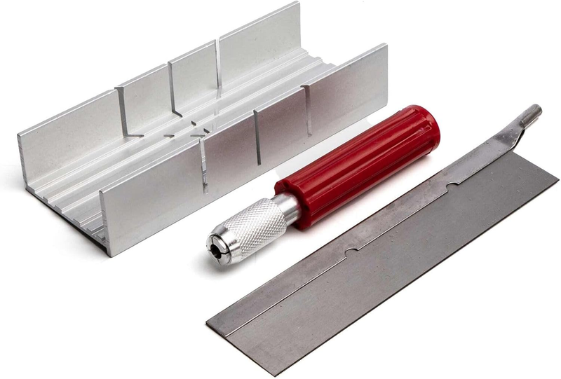 Precision Metal Mitre Box with Razor Saw (1/4/10/25/100) (1)