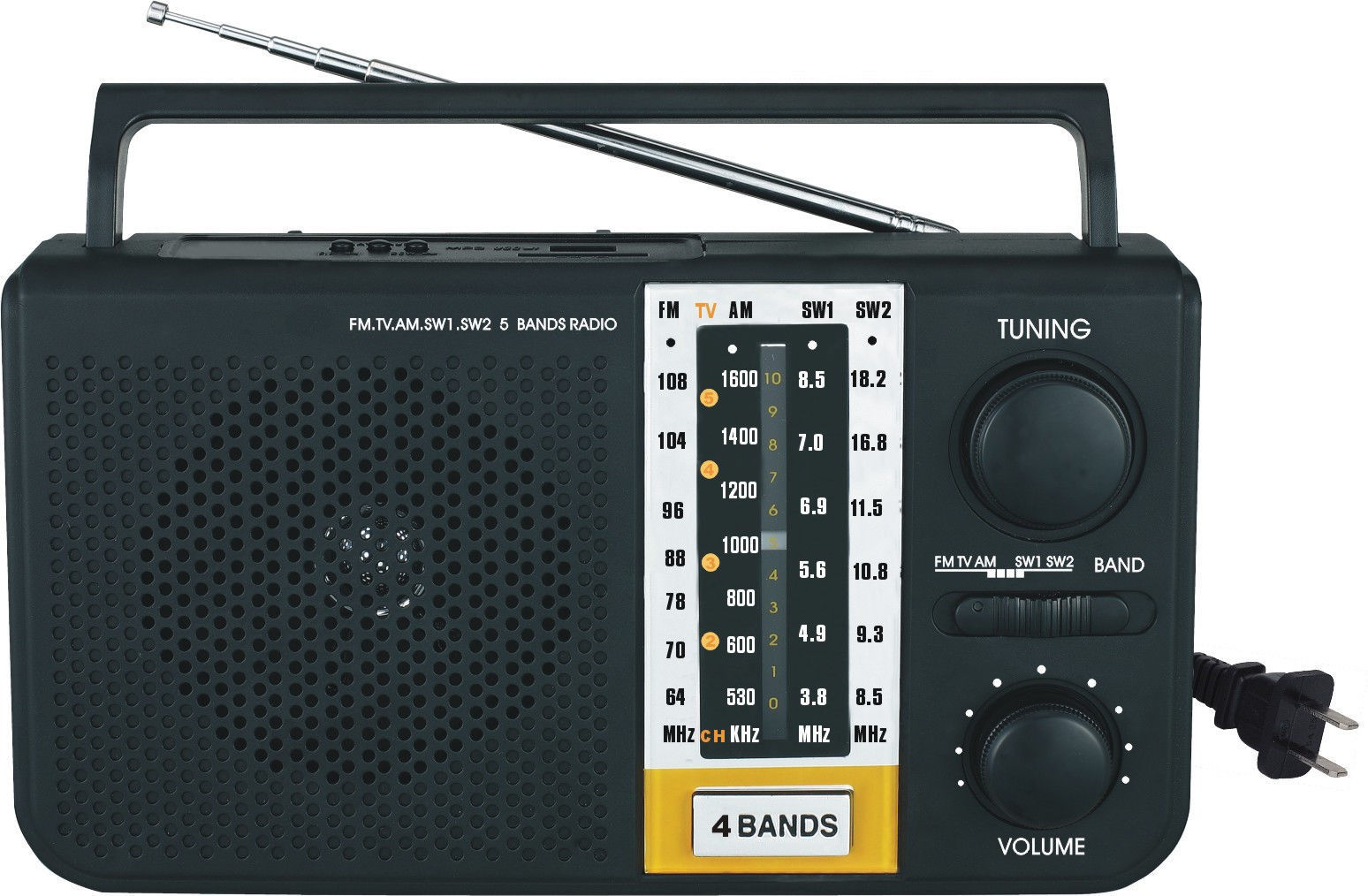 Portable TV Band AM/FM Radios for sale In Stock eBay