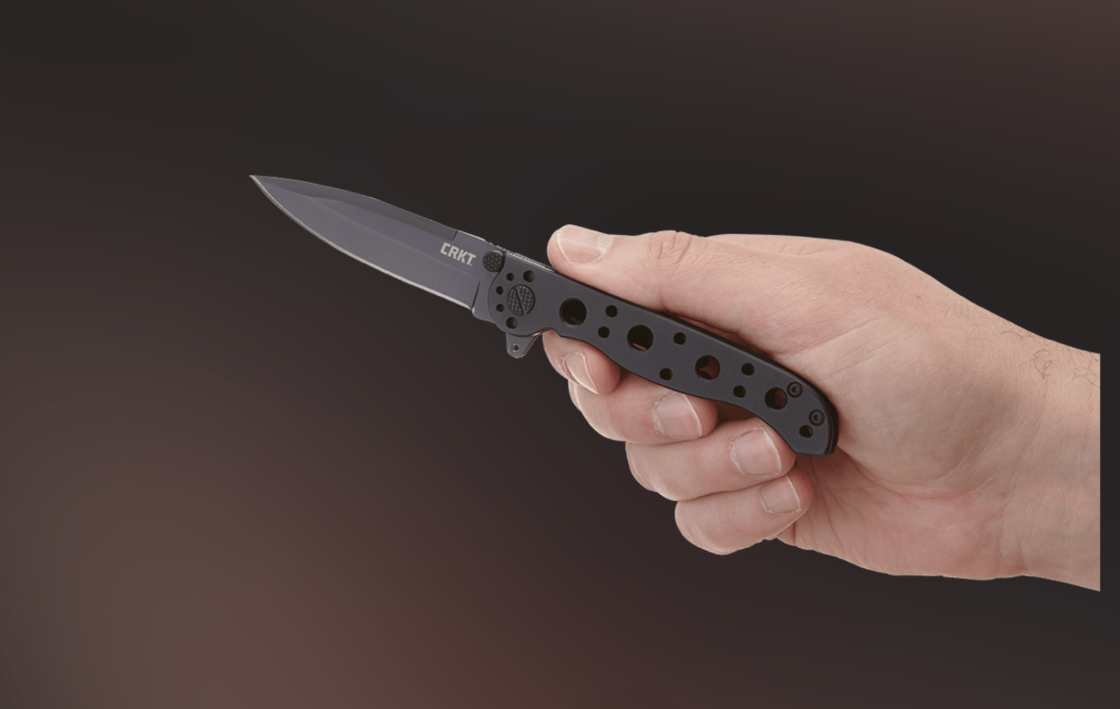 M16-01ks Folding Pocket Knife Black Blade New Kit Carson Des