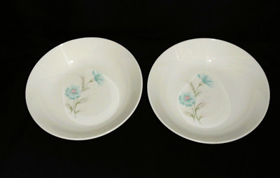 2 Taylor Smith & Taylor Soup/Salad/Cereal Bowls ~ Ever Yours Boutonniere ~ USA