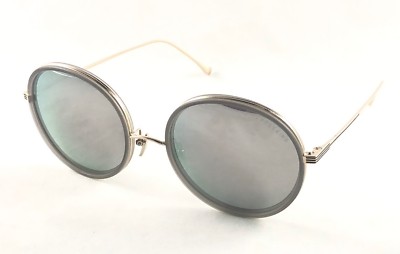 Pre-owned Dita 21012 Freebird Matte Crystal Grey/milky Gold Mirrored Sunglasses 54-19-140