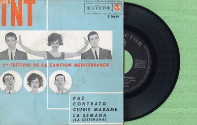 その他 Les Annees Rca [DVD] [Import] LOS T.N.T / Paz - Cherie Madame - Semana / RCA 3-20699 Press