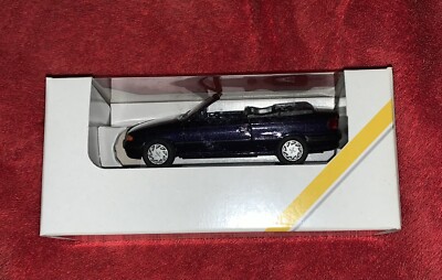GAMA OPEL ASTRA F MK3 CONVERTIBLE SALOON PURPLE MODEL VAUXHALL 1:43