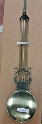 Hermle  Lyre Wall clock pendulum for 66 Cm movement 115 mm diameter