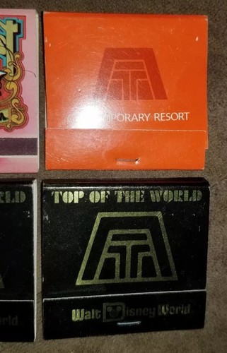Vintage NOS Walt Disney World Matchbook Lot Matches New Tonacconist