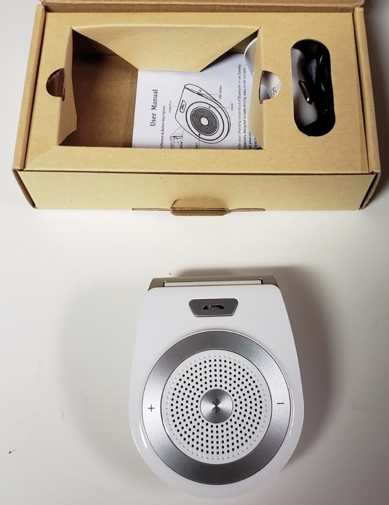 Bluetooth in Car Speakerphone Motion AUTO ON Wireless Speaker for Handsfree T821