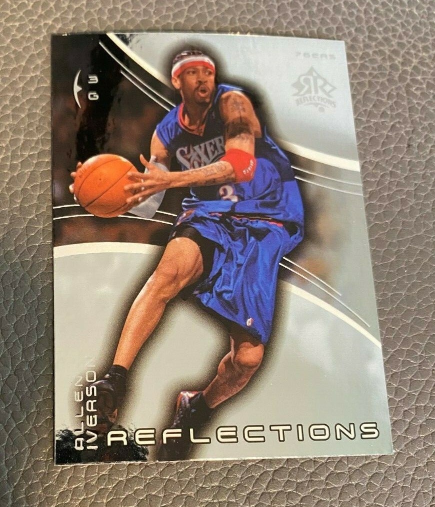 Allen Iverson 2003-04 Upper Deck REFLECTIONS #61 76'ers | eBay