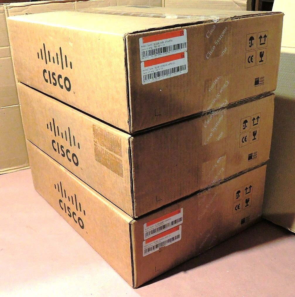 NEW Cisco WS-C3750V2-48TS-E NEW IN BOX  F/S.  Real time listing