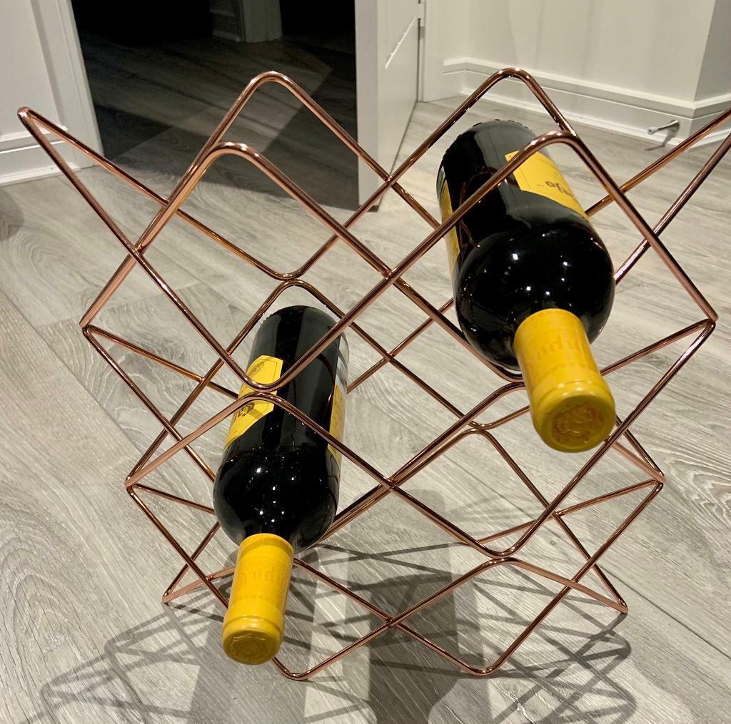 Rose Gold Colour Wine Rack in Cambuslang, Glasgow Gumtree