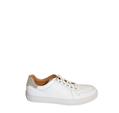 New! Magnanni Bobbie Cognac White Leather Low Top Sneakers  11 US  22789 DD378