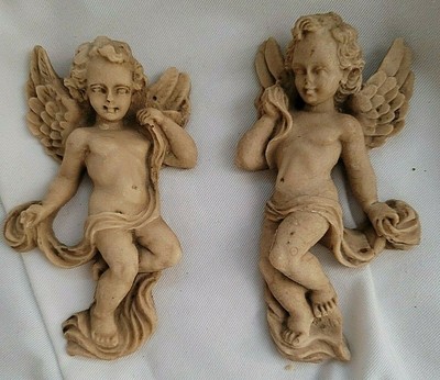 Cherub Wall Pocket Angelcherub Wall Hanging Angelcherub Decor Wall Pocket Vintage White Porcelain Angel Pocket Collectibles Art Collectibles Tomtherapy Co Il