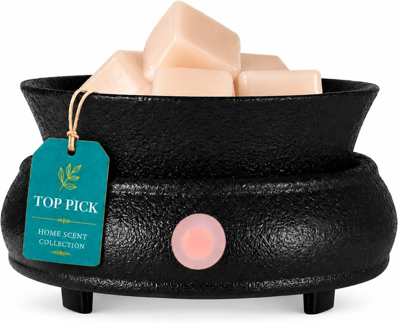 Nawaza Ceramic Wax Melt Warmer Electric Candle Burner Scented Wax Black