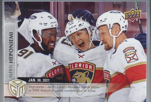 2020-21 Upper Deck Game Dated Moments - Aleksi Heponiemi #10